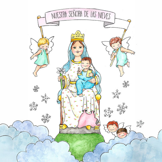 lamina virgen nieves