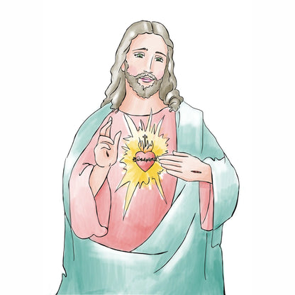 Sagrada Corazon Jesus lamina