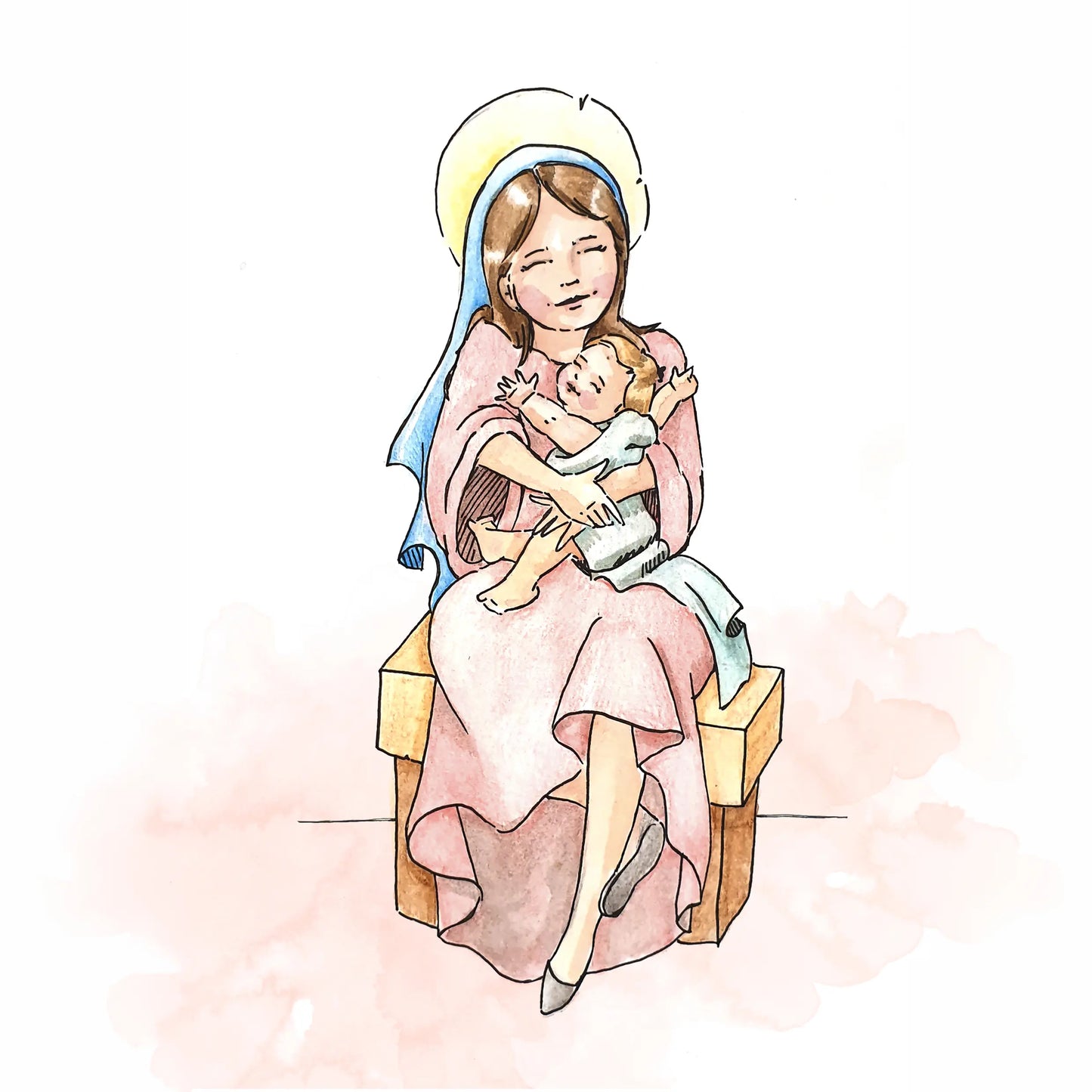 Lamina Virgen Llenita de Gracia