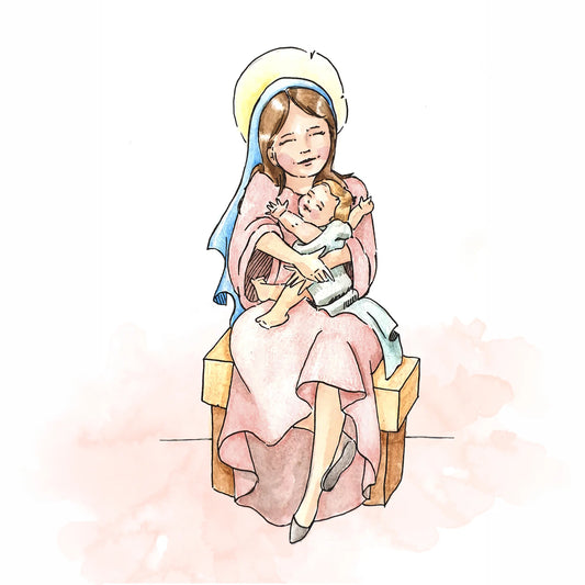 Lamina Virgen Llenita de Gracia