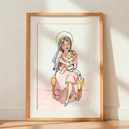 Virgen Gracia Enmarcada