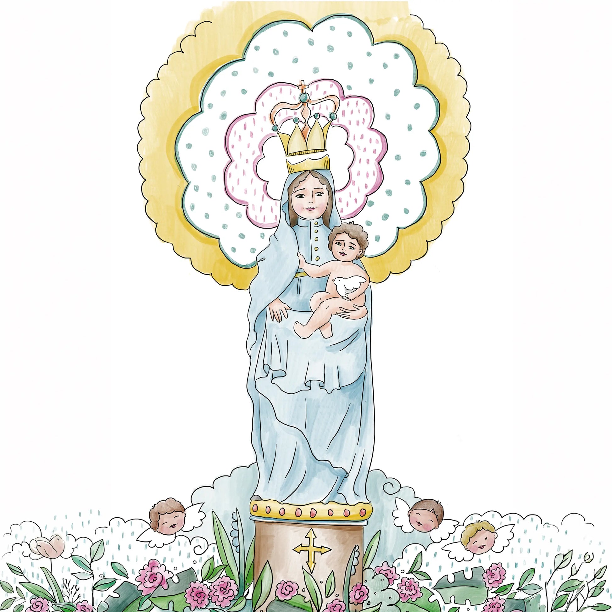 Lamina Virgen Pilar